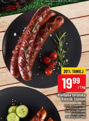 Kiełbasa toruńska Rzeźnik Szymon promocja w POLOmarket