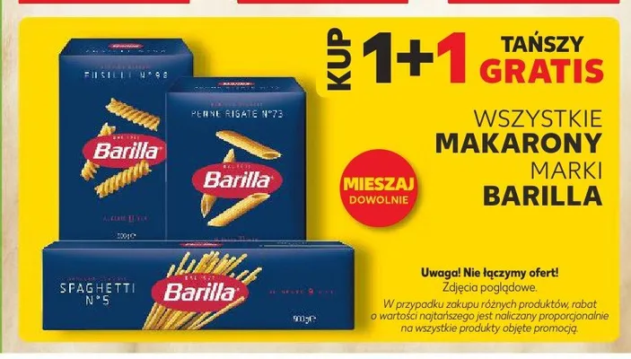 Makaron Barilla Spaghetti N°5 promocja w Kaufland
