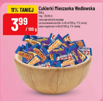 Cukierki Mieszanka Wedlowska promocja w POLOmarket