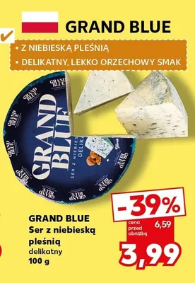 Ser z niebieską pleśnią delikatny promocja w Kaufland