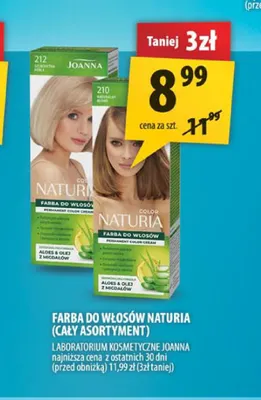 Farba do włosów Naturia 210 Naturalny blond promocja w Arhelan