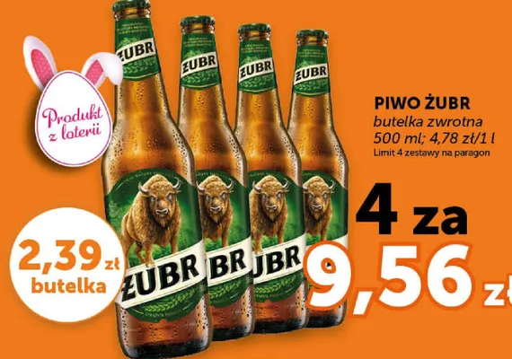 Piwo butelka zwrotna promocja w Groszek
