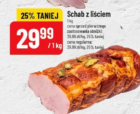 Schab z liściem promocja w POLOmarket