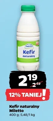Kefir naturalny promocja w Netto