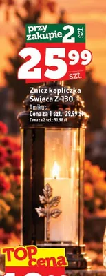 Znicz kapliczka świeca Z-130 Amikus promocja w TOPAZ