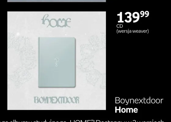 Płyta CD Boynextdoor Home wersja Weaver promocja w Empik