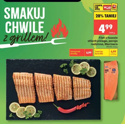 Filet z łososia atlantyckiego porcja rodzinna Marinero promocja w Biedronka