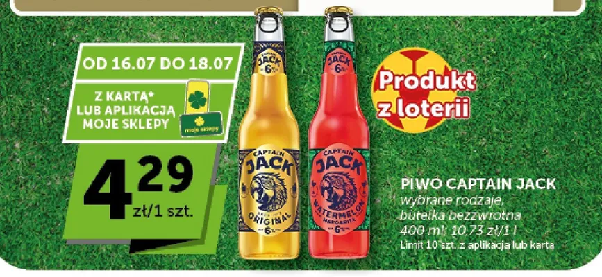 Piwo Captain Jack Original promocja w Euro Sklep