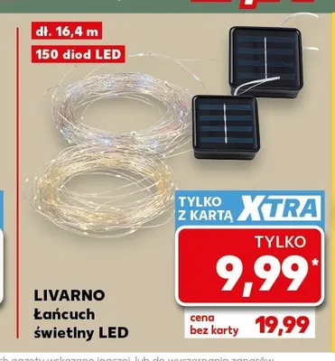 Łańcuch świetlny LED Livarno promocja w Kaufland