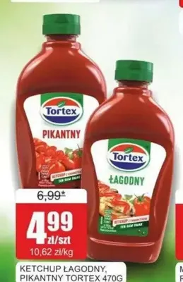 Ketchup pikantny Tortex promocja w Bingo