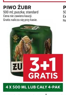 Piwo Żubr promocja w Stokrotka