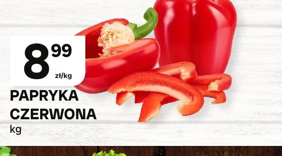 Papryka czerwona promocja w Chorten