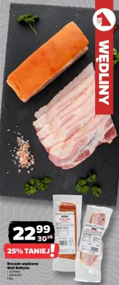 Boczek wędzony parzony Auchan promocja w Netto