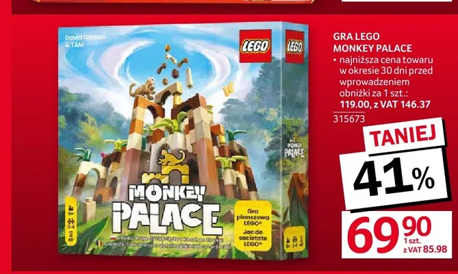 Gra LEGO Monkey Palace promocja w Selgros