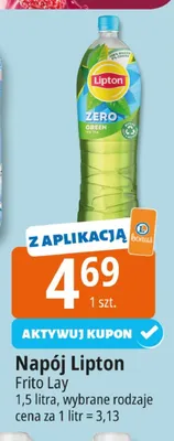 Napój Lipton Ice Tea Zero Green promocja w Leclerc