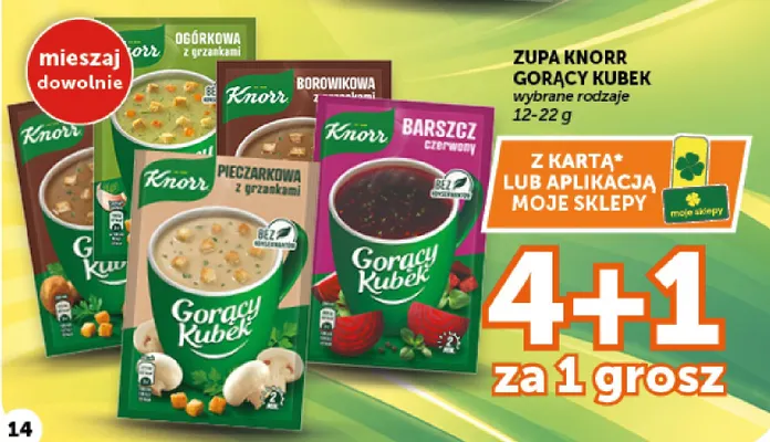 Zupa Gorący Kubek Knorr promocja w Groszek