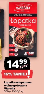 Łopatka wieprzowa wolno gotowana promocja w Netto