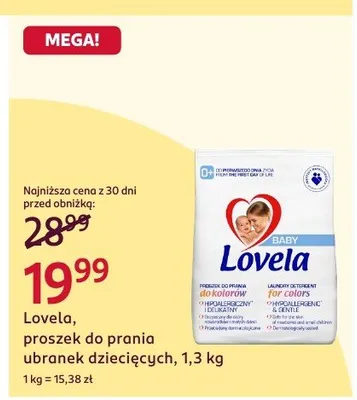 Proszek do prania ubranek dziecięcych promocja w Rossmann