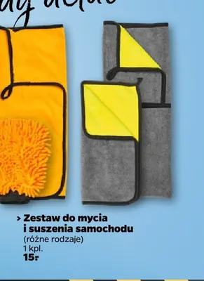 Zestaw do mycia i suszenia samochodu Edynic promocja w Netto