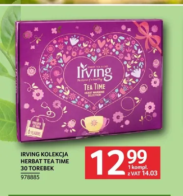 Irving kolekcja herbat Tea Time promocja w Selgros