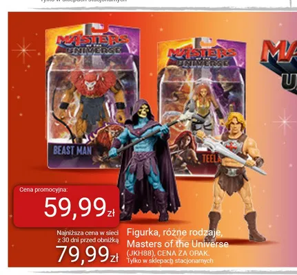 Figurka Masters of the Universe promocja w Smyk