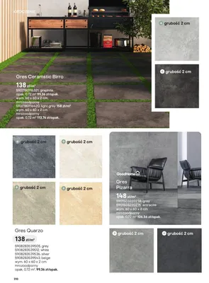 Gres Ceramstic Birro graphite promocja w Castorama