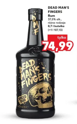 Rum Dead Man's Fingers Spiced Rum promocja w Kaufland