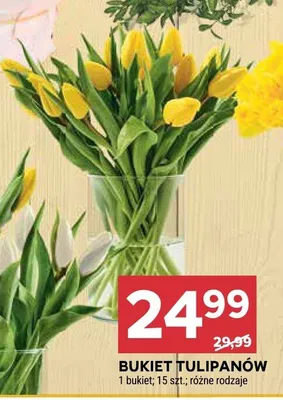 Bukiet tulipanów promocja w Stokrotka