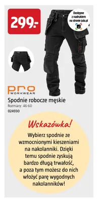Spodnie robocze męskie Pro Workwear promocja w Jula