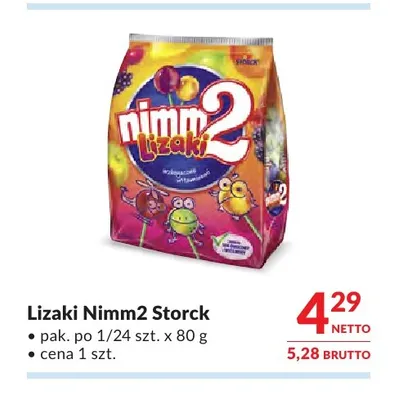 Lizaki Nimm2 Storck promocja w Makro