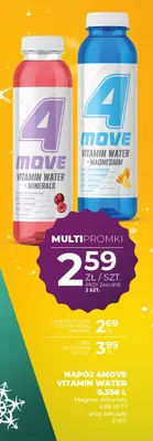 Napój 4Move Vitamin Water Magnez, Minerały promocja w Duży Ben