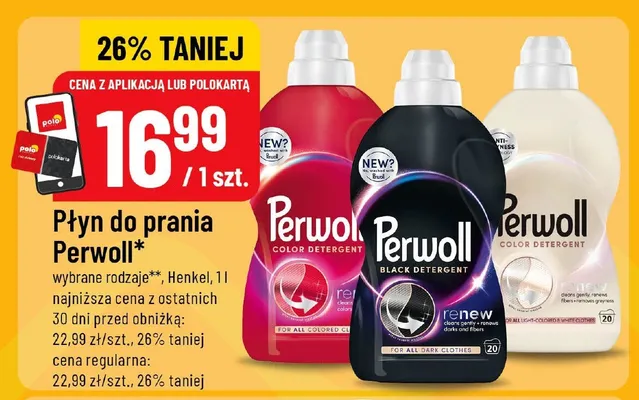 Płyn do prania Perwoll promocja w POLOmarket