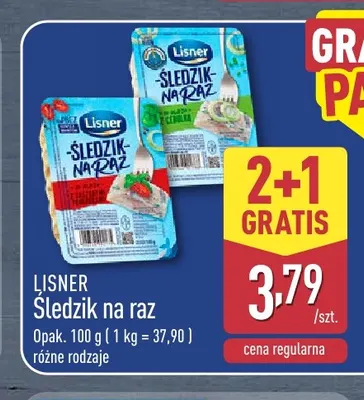 Śledzik na raz Lisner promocja w Aldi