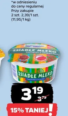 Mleko zsiadłe Krasnystaw promocja w Netto