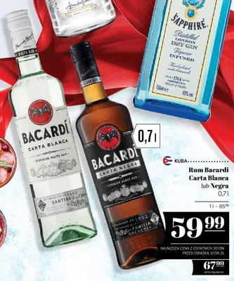 Rum Bacardi Carta Blanca promocja w POLOmarket