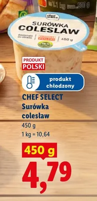 Surówka colesław Chef Select promocja w Lidl