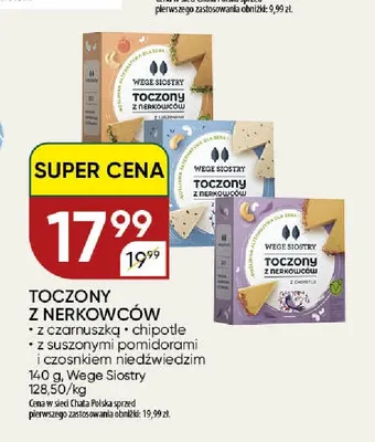 Toczony z nerkowców chipotle Wege Siostry promocja w Chata Polska
