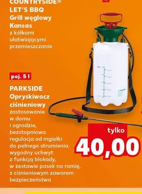 Opryskiwacz ciśnieniowy Parkside 5 l promocja w Kaufland