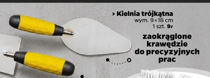 Kielnia trójkątna promocja w Netto