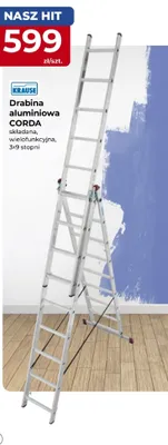 Drabina aluminiowa CORDA promocja w PSB Mrówka