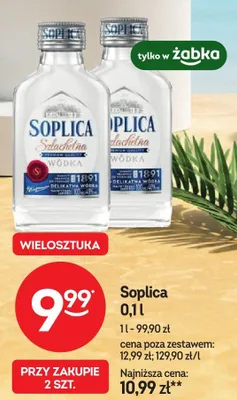 Wódka Soplica Szlachetna promocja w Żabka