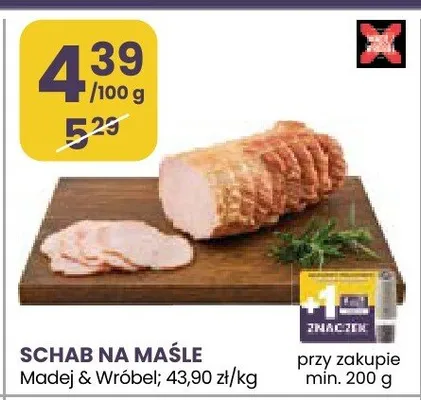 Schab na maśle Madej & Wróbel promocja w Stokrotka