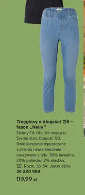 Tregginsy o długości 7/8 fason Nelly promocja w Tchibo