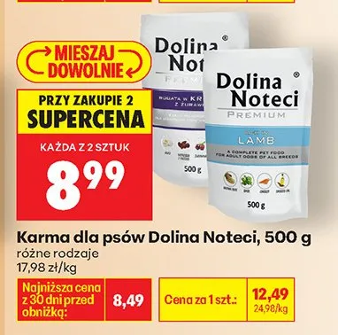 Karma dla psów różne rodzaje promocja w Biedronka