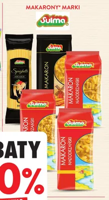 Makarony marki Sulma promocja w Intermarche