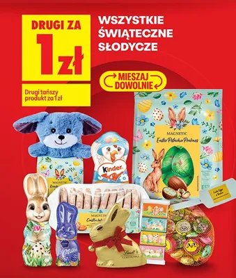 Słodycze świąteczne wszystkie rodzaje promocja w Biedronka