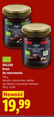 Krem do smarowania daktyle z orzeszkami ziemnymi Deluxe promocja w Lidl