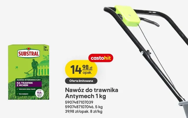 Nawóz do trawnika Antymech promocja w Castorama