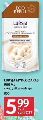 Luksja mydło zapas 900 ml promocja w Selgros