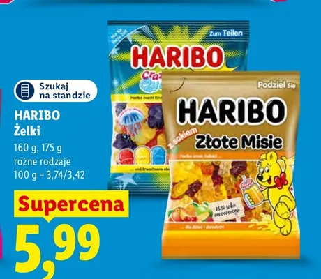 Żelki Haribo Crazy Schnuller promocja w Lidl